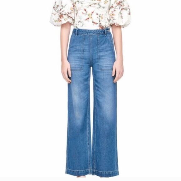 Rebecca Taylor La Vie Jean Wide Leg size 28 - Picture 1 of 9